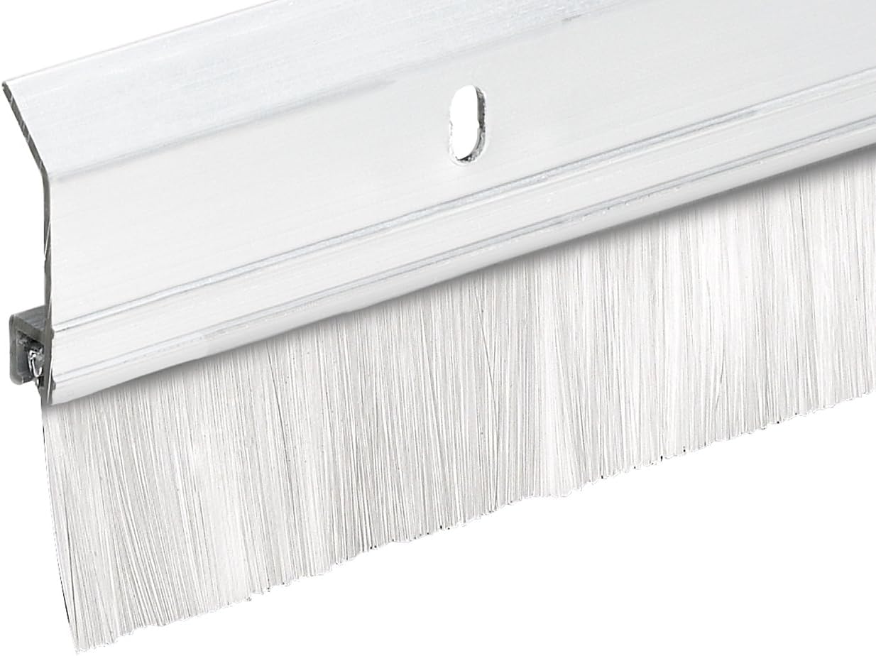Frost King SB36 2 x 36" Extra Aluminum/Brush Door Sweep, Silver