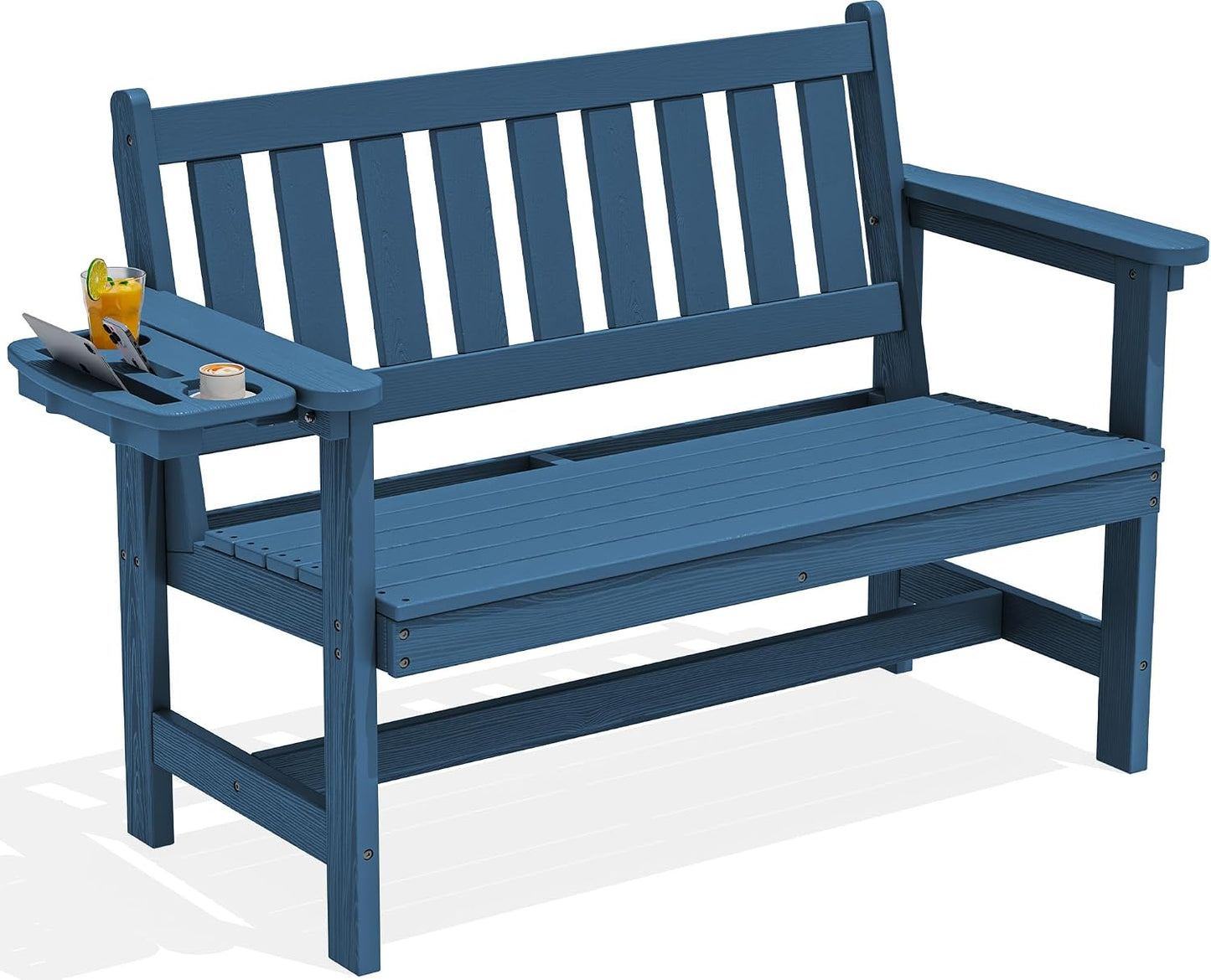 SERWALL HDPE Outdoor Storage Bench, Deck Box with Waterproof Storage Bags | All-Weather Benches | 57 Gallon Dual-Use Seat | Organizer Deck Boxes for Patio, Garden Tools & Pool | Dark Black
