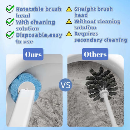 Disposable Toilet Brush Refills 36 PCS, Toilet Bowl Wand Brush Refills for Toilet Cleaning, Disposable Toilet Cleaner Refill Pads for Washroom Bathroom Cleaning