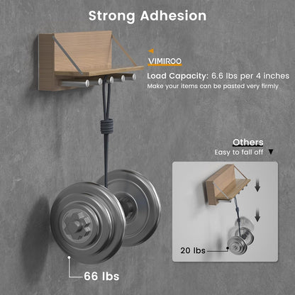 vimiroo Double Sided Tape Heavy Duty, 16.4FT Nano Tape, Extra Large Clear Mounting Tape, Removable Traceless Adhesive Tape, Strong Grip for Picture Hanging, Posters, Carpet, Wall Decor