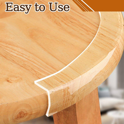 9.84FT Clear 20MM Edge Protector Strip | Self Adhesive, Sharp Edge Wrap Cover Tape, Soft Corner Protectors, Baby Proofing Corner Guards