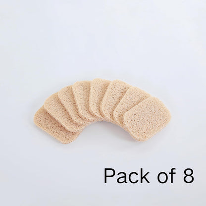Snowkingdom 4 Pack White Soap Saver Holder for Bar Soap Shower Bathroom Dish Self Draining Lift Pad Porous Construction air circulate 2.9" x 4.5" PVC Non-BPA Non-Slip Durable