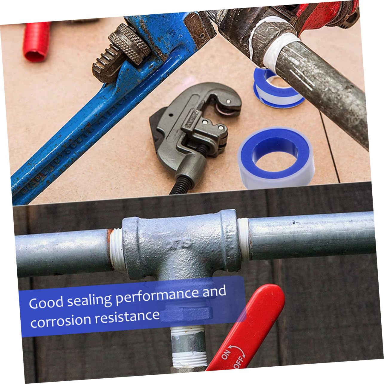 VALICLUD 20pcs High-Temperature PTFE Tape Waterproof Plumbers Tape Thread Sealing for Plumbing and Pipe Repair