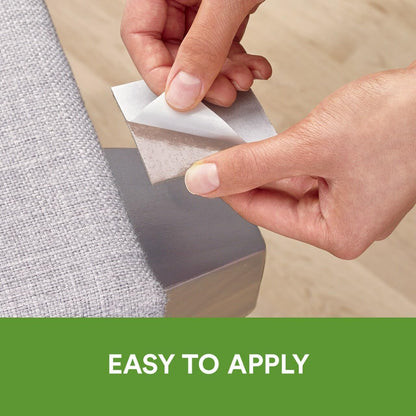 Scotch Felt Pads Beige, 2 Large Pads 4 x 6 in, Felt Furniture Pads for Protecting Hardwood Floors, Easy-to-Apply, Self-Stick Design, Reliable Protection from Nicks, dents and Scratches (SP845-NA)