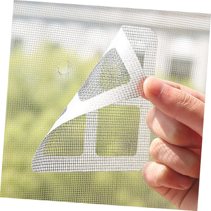 SOLUSTRE Window and Door Screen Repair Kit Screen Patch Repair Kit 20pcs Screen Tape Mesh Repair for DIY
