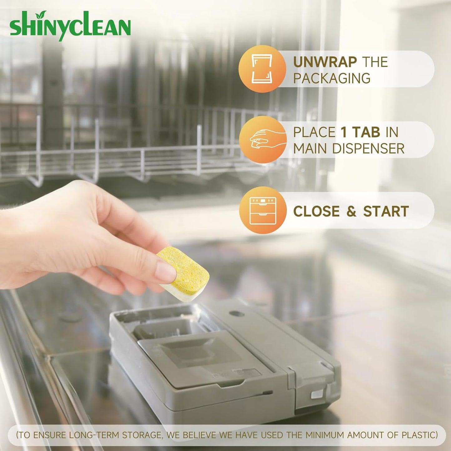 Heavy Duty Dishwasher Cleaning Tablets | Natural Dishwasher Cleaner and Deodorizer | Helps Remove Limescale, Hard Water & Odor | Septic Safe, 12 Pack - 1 Year Supply