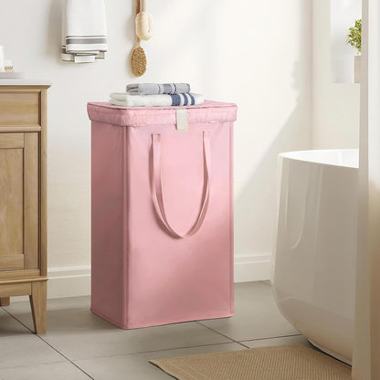 WOWLIVE 180L Laundry Hamper with Lid 3 Section,Large Laundry Basket with Removable Bags and Handles,Collapsible Dirty Clothes Hampers for Laundry,Laundry Basket Organizer for Laundry Room,Dorm,Beige
