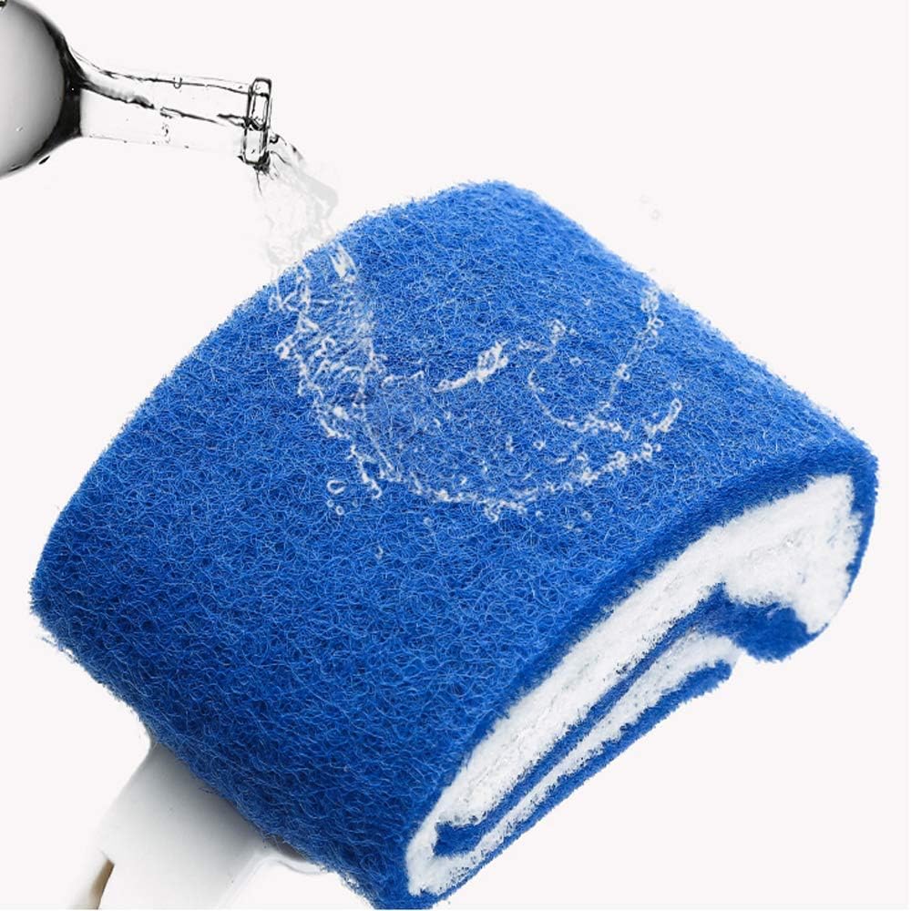 Toilet Brush Bowl Brush Bathroom Brush Under Rim Toilet Brush Scracth-Free Curved Good Grip Easy to use deep Cleaning No Scratching, Anti-Splashing Easy to Store (2pack)