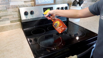 Zep Heavy-Duty Citrus Degreaser and Cleaner - 24 oz (Case of 2) ECZUCIT242 - Restaurant Grade, Removes Oil, Grease, Adhesive, and Kitchen Soil on Stovetops, Appliances