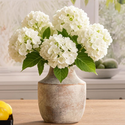 Ceramic Vase Set of 3, Modern Decorative Vases for Home Decor, Small Flower Pottery Vase Sets, Boho Farmhouse Rustic Vases for Living Room, Kitchen, Bedroom, Bathroom, Shelf, Table
