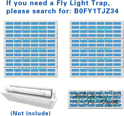 2pack Fly Catcher Indoor,Fruit Fly Traps Indoor for Home,Wall Sconce Fly UV Light Trap for Capturing Flies,Moths, Gnats with 10 Sticky Glue Boards, Bug Catcher Indoor, Light Flying Insect Trap -White