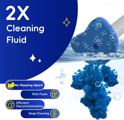 Newlonis® Disposable Toilet Brush, 32 Scented Refills, Wall-Mounted | Touch-Free, Toilet Cleaning Supplies