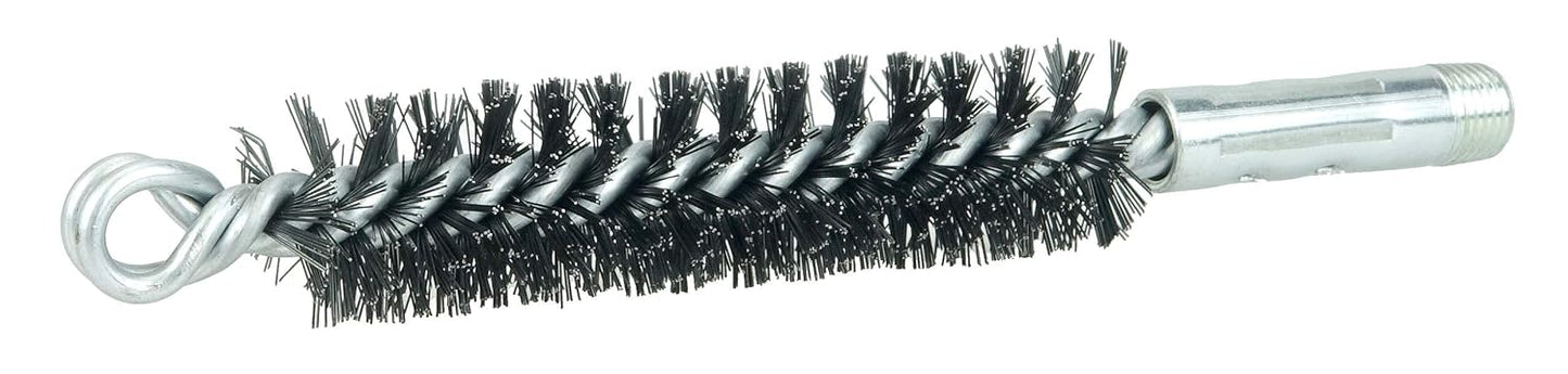 Weiler 44150 1-1/2" Double Spiral Flue Brush, .012 Steel Fill, Made in the USA