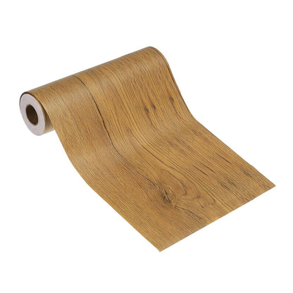 PATIKIL Self Adhesive Wood Grain Repair Tape 33'x 3", Multi-Use Realistic Wood Grain Repair Patch for Furniture Floor Door Table Chair Windows Handicraft DIY, Yellow Teak