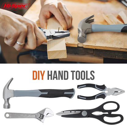 Hi-Spec Small Tool Kit Compact Set for Home and Office DIY, Green Mini Tool Box for Basic Household Repairs, Starter Toolkit in a Portable Toolbox Case.