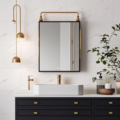 Peel and Stick Tile Shower Waterproof Marble Tiles Wall Panels, 11.8"x11.8" Self-Adhesive Backsplash Tile, 20 Pack