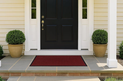 Guardian WaterGuard Indoor/Outdoor Wiper Scraper Floor Mat, Rubber/Nylon, 3'x4', Grey