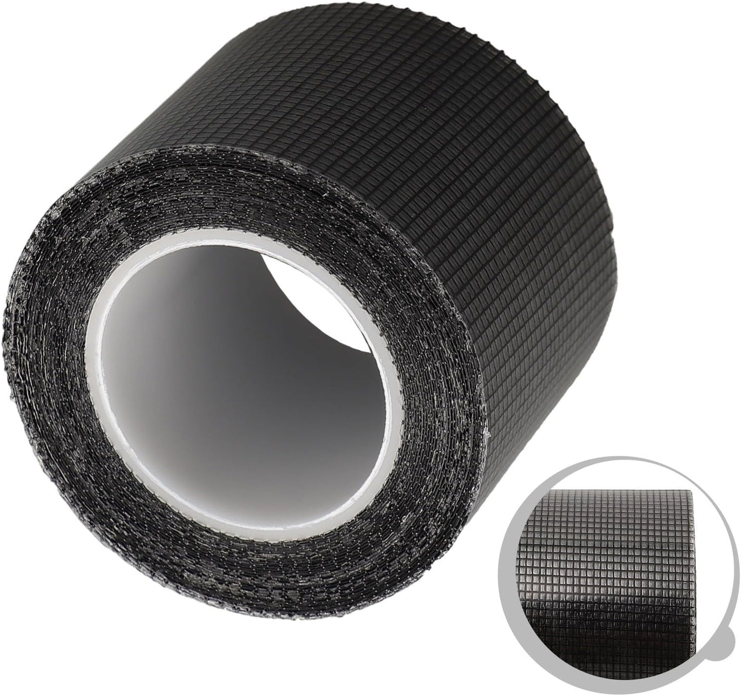 Strong Bonding Screen Glue, Pool Cage Screen Mender, Indoor Window Mesh Patch, Tent Mesh Repair Strip, Black Fiberglass