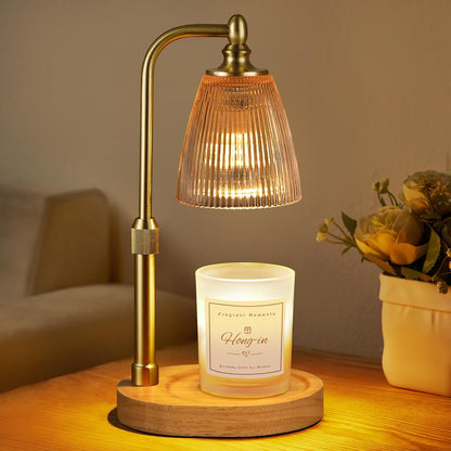 Candle Warmer Lamp with Timer Dimmable,Birthday Gifts for Women Mom Sister,Adjustable Height Wax Melt Warmer for Jar Candles,House Warming Gifts New Home,Ideal for Office,Dorm,Bedroom Home Decor