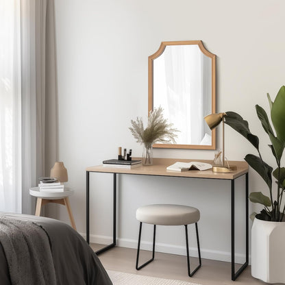 WallBeyond Full Length Mirror Wall Mounted 65"x22", Rustic Wooden Frame Floor Mirror, Large Full Body Mirror for Bedroom, Leaning or Hanging Against Wall, Natural