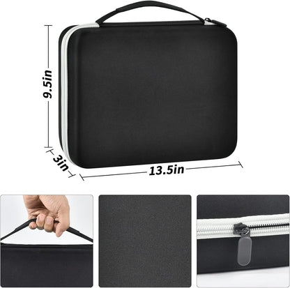 PAIYULE Battery Organizer Storage Case Box with Tester Checker 220+ Batteries Holder Bag fits for AA AAA AAAA 9V C D Lithium 3V LR44 1.5V CR1632 CR2032 Home Garage Container