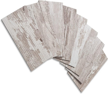 AULIGET 100 Piece Rust Slate Peel and Stick Backsplash Wall Tiles, 3" x 6" PVC Faux Stone Stick on Tiles for Backsplash Kitchen, Bathroom, Laundry Room, Camper, Fireplace