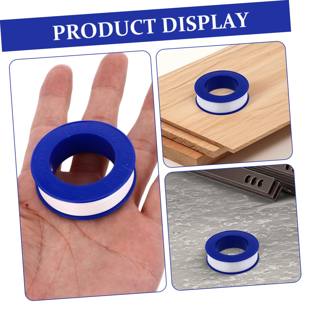 MAGICLULU 12rolls High-Temperature PTFE Plumber Tape for Water Pipe Sealing Leak Prevention and Reliable Thread Sealing Plumbing Applications