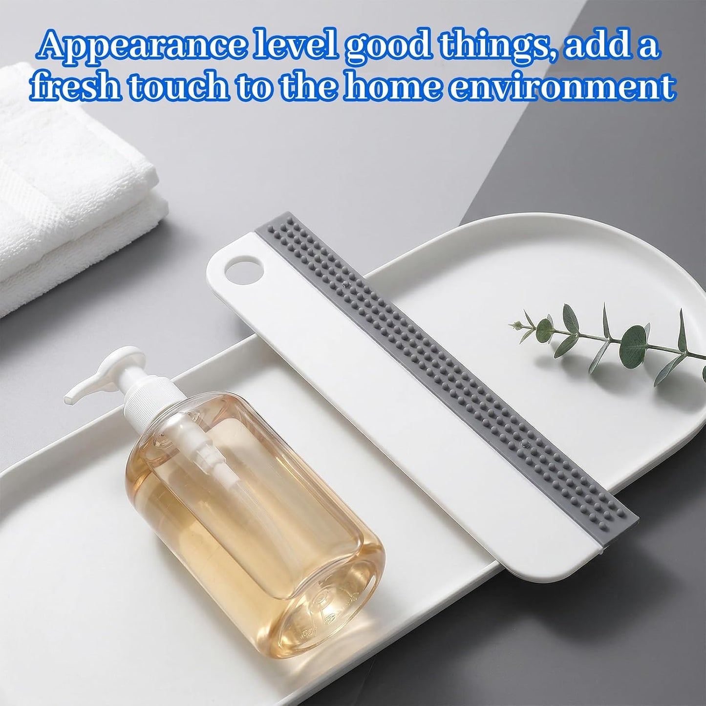 2 PCS Mini Squeegee, Soft Rubber Window Squeegees All-Purpose Sink Squeegee Small Window Scrubber Scraper Squeegees Tool for Kitchens Bathroom Shower Mirrors Car Windshield