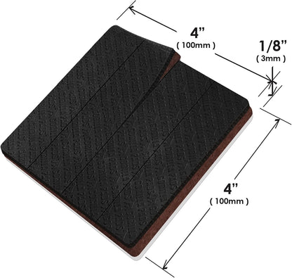 Slipstick GorillaPads CB147 Non Slip Furniture Pads/Gripper Feet (Set of 16) Self Adhesive Rubber Floor Protectors, 1 inch Round, Black