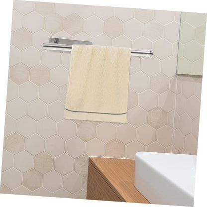 Mobestech Nail-Free Wall-Mounted Stainless Steel Towel Rack for Kitchen 1-Piece Cleaning Cloth Holder Space-Saving Organizer for Home Use