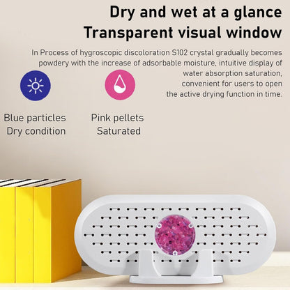 Mini Dehumidifier For Bathroom, 6V 5W USB Charging Portable Small Dehumidifier For Bathroom Portable Electric Dehumidifiers For Closet Shoe Cabinet With Enhanced Efficiency