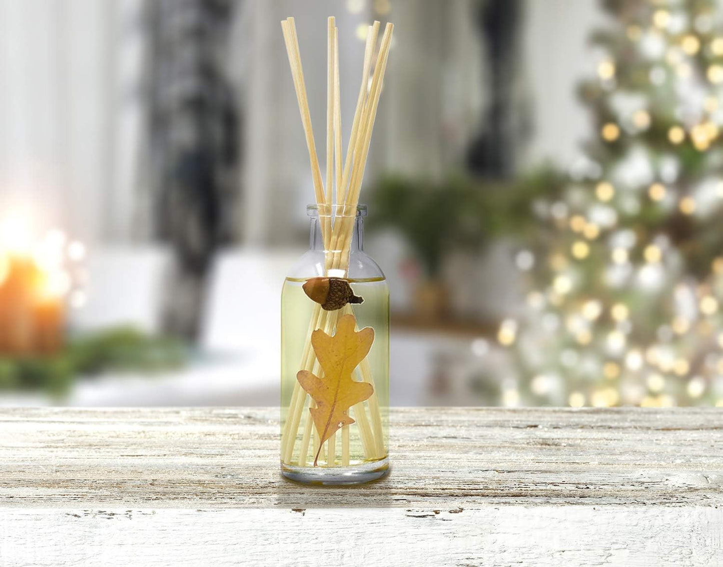 Urban Naturals Smoked Vanilla Reed Diffuser Set with Vanilla Bean, Sandalwood & Leather | Made in the USA - Colors A