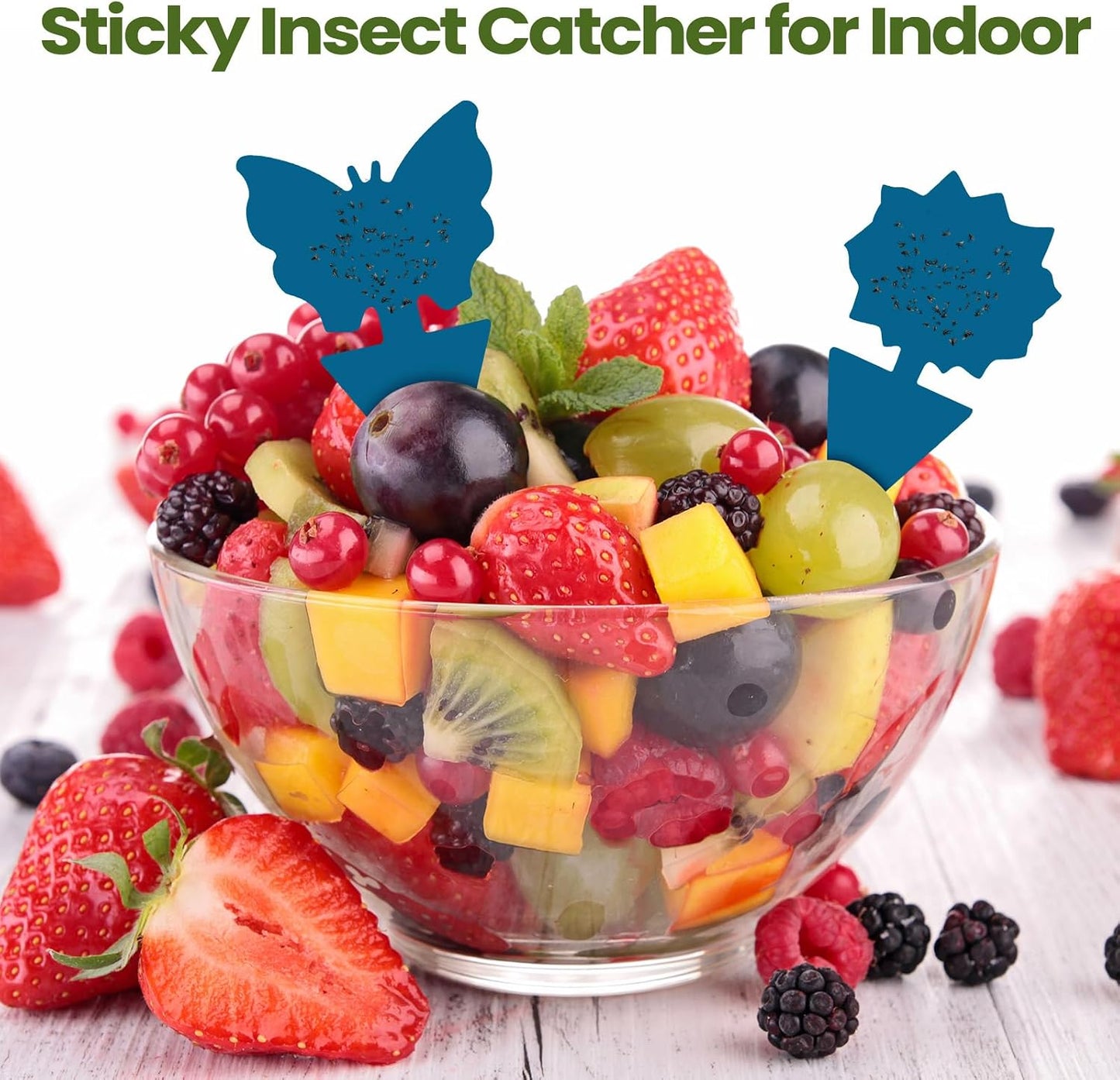 200 Sheets Fruit Fly Sticky Traps for Fruit Fly Gnat Trap for House Indoors Sticky Traps Catcher for Gnats Fungus Gnats Mosquito Catcher for Kitchen Outdoor Plants(Yellow)