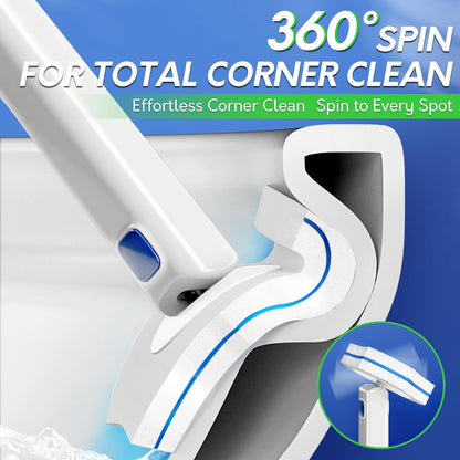 BOOMJOY Only Compatible BOOMJOY Disposable Toilet Brush, 24PCS Toilet Brush Refills, Replacement Heads for Toilet Brush