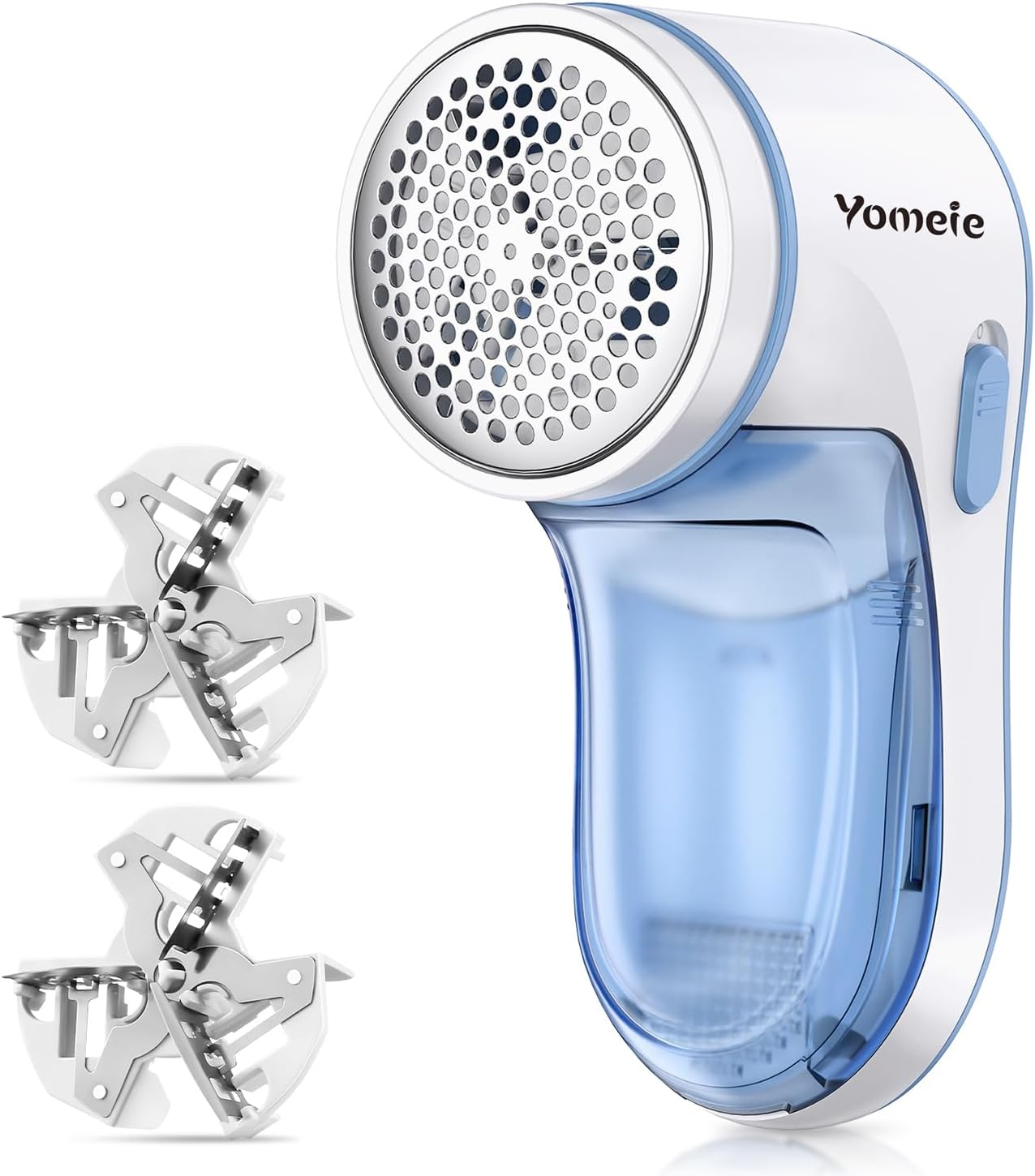 Fabric Shaver, Electric Lint Remover for Clothes & Furniture, Sweater Shaver & Pilling Remover, Depiller with 2 Extra Blades Included, Lint Shaver for Clothing - Battery Operated