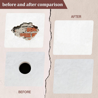 25 Pack Drywall Repair Kit – 4/6/8/10 Inch Drywall Repair Patch with Scrapers, Sandpapers, and Gloves – Perfect for Repairing Holes and Cracks in Walls