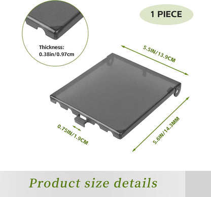 DBVC-1 Extra Duty Replacement in-Use Cover for Wet Locations,Type 3r Enclosure Cover for DBVR1C/DBVS1C/DBVM1C/60VC 1-Gang (Vertical) in Tool Box Electrical Outlet Box - Clear 3pcs (DBVC1-3)