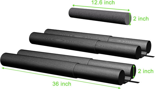 2 Pack Upgrade Door Draft Stopper 30-36 inch,Door Stoppers for Bottom of Door,Under Door Noise Stopper,Door Noise Blocker,Door Draft Blocker