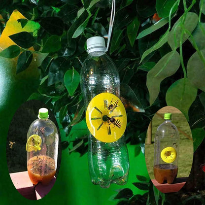 10Pack Hornet Traps Outdoor Hanging Indoor Outdoor Reusable Wasp Traps Hornet Hanging for Yellow Jackets Bee Catcher