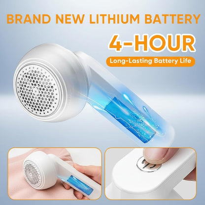 Pilling Remover, Fabric Shaver Rechargeable & Lint Remover Electric Clothes Shaver with Safety Lock 1200mAh Tool for Sweaters, Blankets, Couches