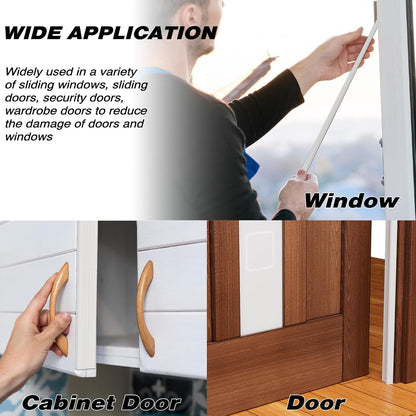 118 Inch Wedge-Shape Weather Stripping Door Seal,Windows and Doors Insulation for Winter,Self Adhesive Insulation Tape for Exterior Front Door,Noise Cancelling,Draft Seal Blocker,White