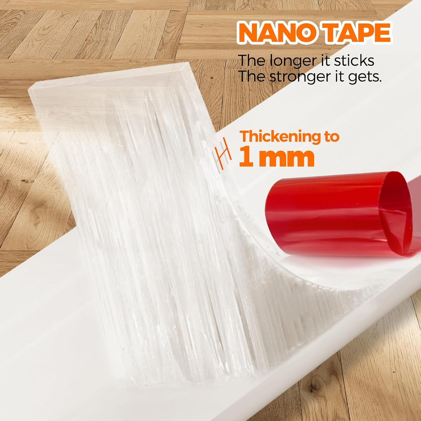 Holikme Door Draft Stopper Under Door Draft Blocker Insulator Doors Sweep Weather Stripping Noise Stopper Sheets, Rolls & Strips Strong Adhesive, White