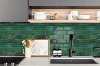 STICKGOO 10 Sheets Subway Tile Peel and Stick Backsplash, Extra Thick 3D Wall Tiles with Commercial-Grade Adhesive for Kitchen, Bathroom, Laundry Room,11.56"x8.38"(White)