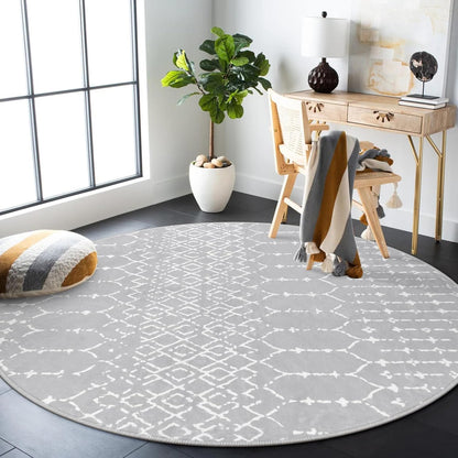 Lahome Moroccan Entry Rug 2x3, Non-Slip Washable Front Indoor Door Mat Rubber Backing Low-Profile Door Rugs, Small Geometric Print Distressed for Entryway Bathroom Kitchen, Black Hana
