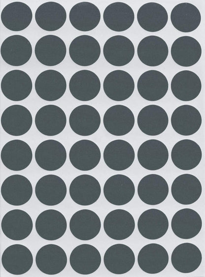 Royal Green Dot Sticker 11/16" Inch (17mm) Colored Labels in Purple - 2400 Pack - Colors A