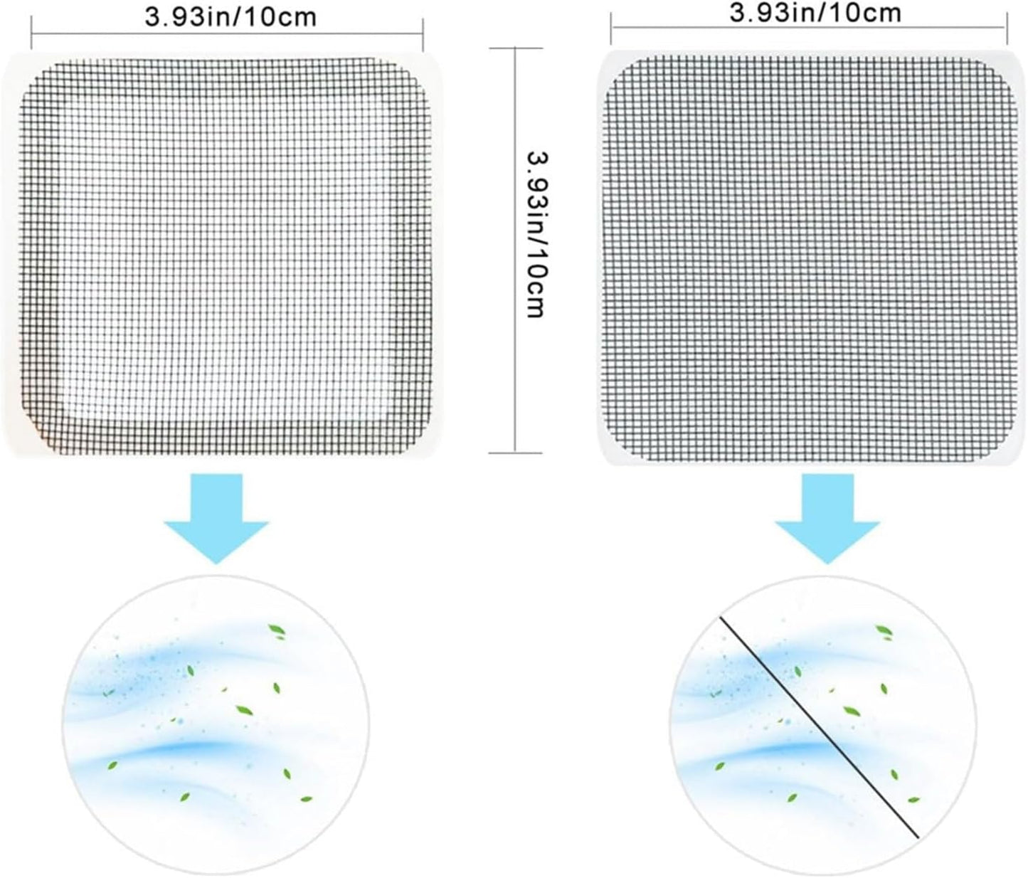 Self Adhesive Net Mesh Repair Tape Window Screen Repair Tape Door Fix Patches Anti Insect Fly Mesh Broken Hole Replacement Insect Fly Repair Mesh Net