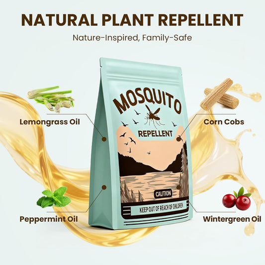 Mosquito Repellent 18 Pouches for Patio & Outdoor, Natural Mosquito Repellent for Yard, Indoor Mosquito Control for Room & Bedroom, Keep Mosquito Away for Camping, RV, and Home