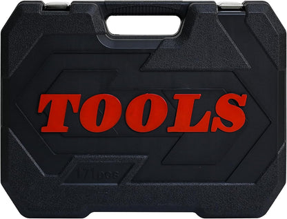 899PCS Tool Set, Household Tool Kit with Rolling Tool Box, Complete Tool Box Set Hand Tool Set with Tool Box, Mechanic Tool Set Rolling Tool Set for Home/Auto Repair Tool Set (Black)