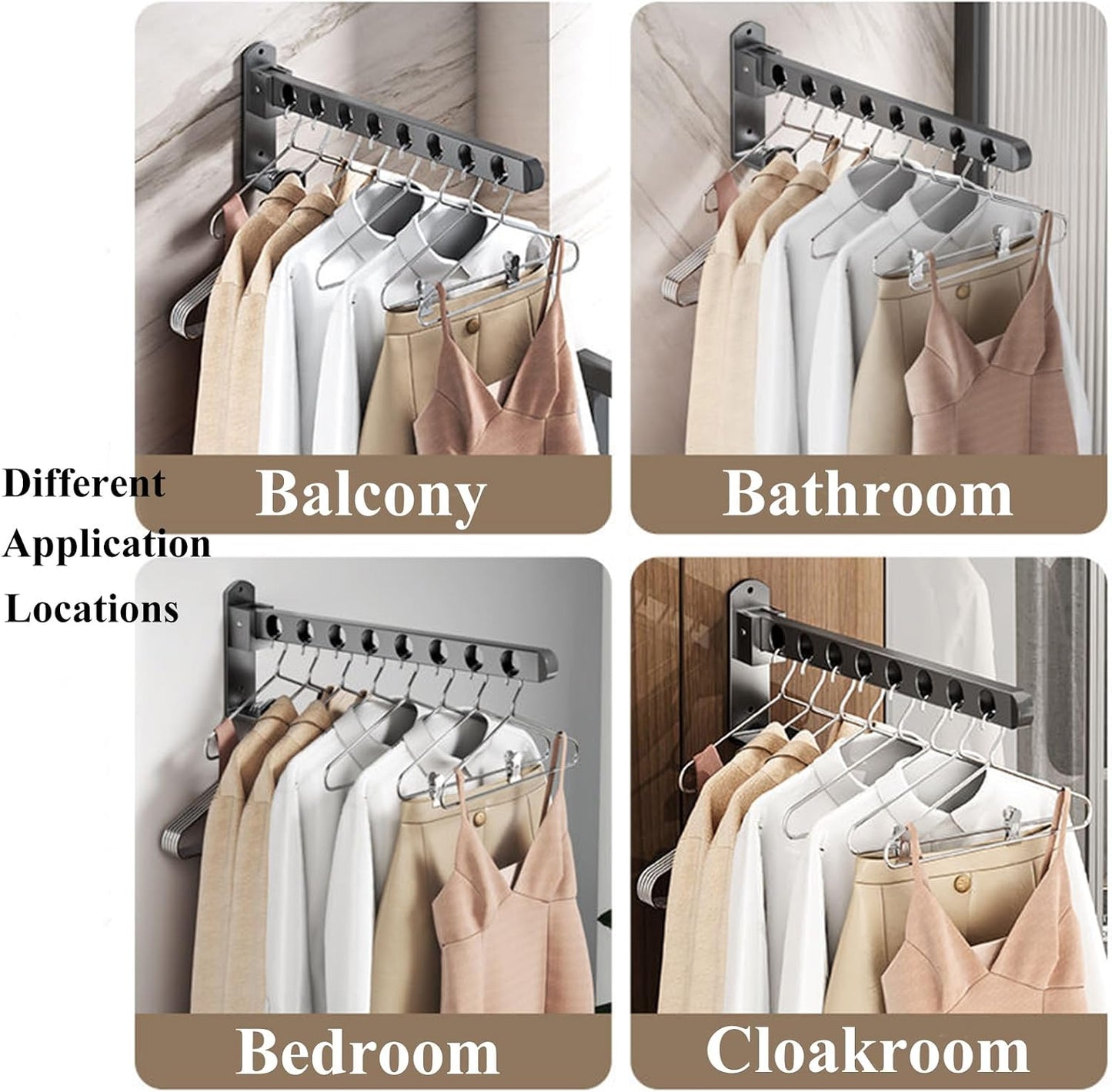Stainless Steel Clothes Sock Drying Rack with 24 Clips, Swivel Hook Windproof Clothes Hanger Rack for Sock, Bras, Towel, Underwear, Laundry Clothes, Hat, Scarf, Pants, Gloves (Pink Clips)