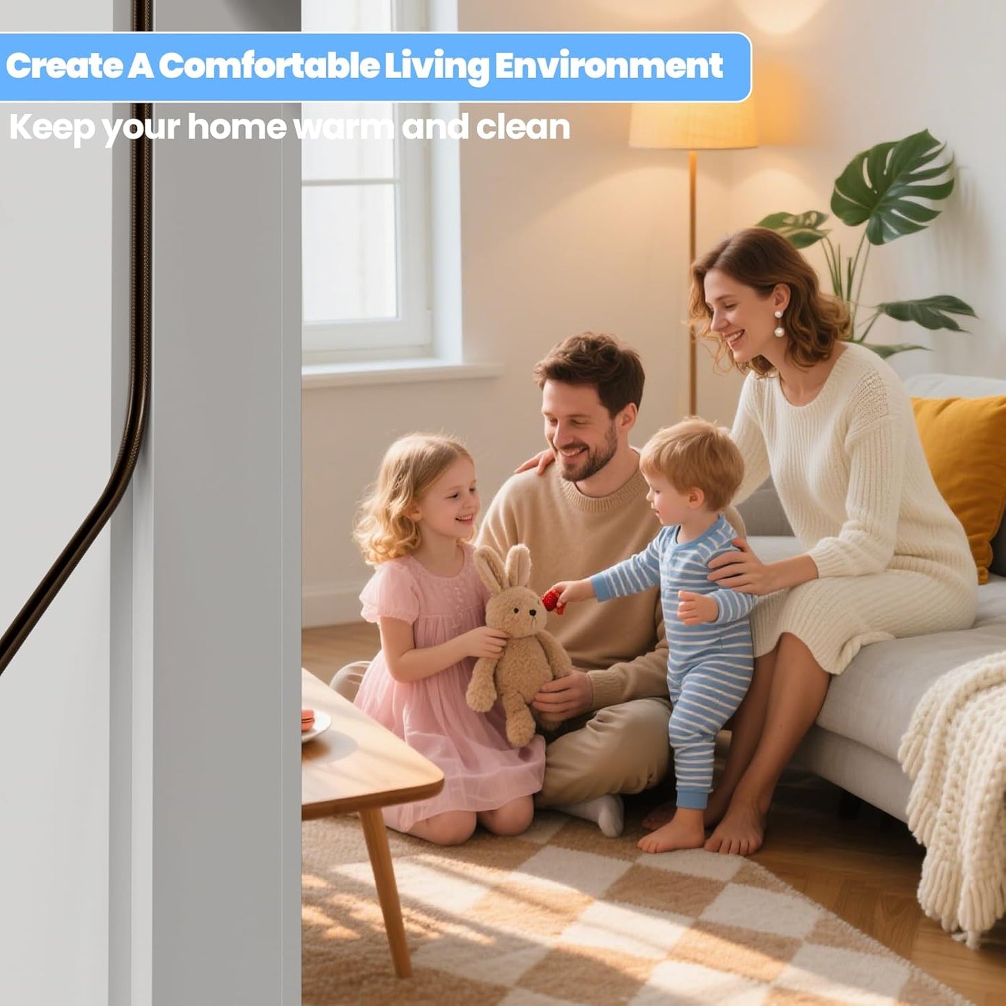 19.7ft V-Shape Thin Weather Stripping Door Frame Seal Strip,Self-Adhesive Door Small Gap Filler for Winter Insulation,Foam Weatherstripping for Door Draft Stopper Light Blocker,White